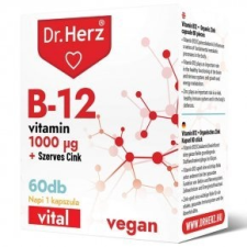 Dr. Herz B12-vitamin 1000 mcg + Szerves Cink kapszula - 60db vitamin és táplálékkiegészítő