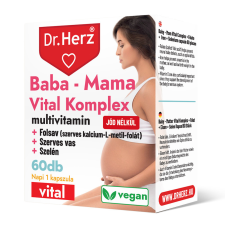  Dr. Herz Baba-Mama Vital Komplex kapszula 60 db DOBOZOS vitamin és táplálékkiegészítő