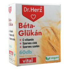 Dr. Herz béta-glükán+szerves cink, szelén+c-vitamin vegán kapszula 60db vitamin és táplálékkiegészítő