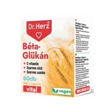 Dr. Herz Béta-Glükán+Szerves Zn+Se+C-vitamin 60 db gyógyhatású készítmény