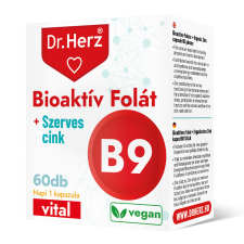 Dr.herz bioaktív folát+szerves cink kapszula 60 db gyógyhatású készítmény