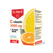 Dr. Herz C vitamin 1000 mg + D3-vitamin 1000NE 60 db vitamin és táplálékkiegészítő