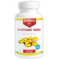Dr. Herz DR Herz E-vitamin 400IU 60 db lágyzselatin kapszula vitamin és táplálékkiegészítő