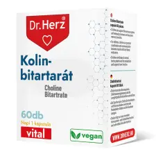 Dr. Herz DR Herz Kolin-bitartarát 60 db kapszula vitamin és táplálékkiegészítő