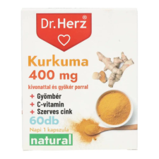 Dr Herz DR.HERZ KURKUMA KAPSZULA 60 DB gyógyhatású készítmény