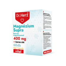 Dr. Herz Dr.Herz Magnézium Supra 400mg + szerves cink 60db vitamin és táplálékkiegészítő