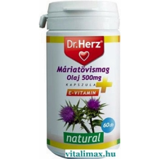 Dr. Herz Dr. Herz Máriatövismag olaj kapszula - 60 db vitamin és táplálékkiegészítő