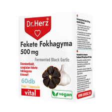 Dr Herz Fekete Fokhagyma 500 mg 60 kapszula vitamin és táplálékkiegészítő