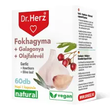  Dr. Herz Fokhagyma + Galagonya + Olajfalevél 60 db vitamin és táplálékkiegészítő