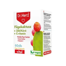 Dr. Herz Fügekaktusz + Zöldkávé + C-vitamin Kapszula 60 db vitamin és táplálékkiegészítő