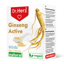  DR Herz Ginseng Active 60 db kapszula vitamin és táplálékkiegészítő