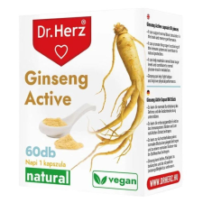 Dr. Herz Ginseng active kapszula 60db vitamin és táplálékkiegészítő