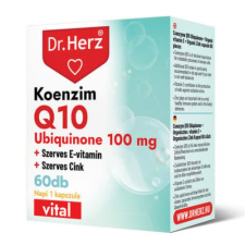 Dr. Herz Koenzim Q10 100 mg 60 db kapszula vitamin és táplálékkiegészítő