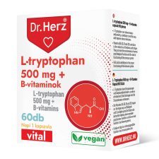 Dr.herz l-tryptophan 500 mg+b-vitaminok kapszula 60 db gyógyhatású készítmény