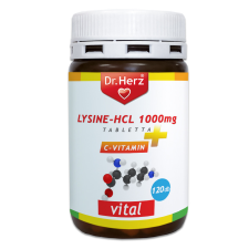 Dr. Herz Lysine-HCL 1000mg tabletta 120db vitamin és táplálékkiegészítő