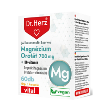 Dr. Herz Magnézium Orotát 700 mg + B6-vitamin 60 kapszula vitamin és táplálékkiegészítő