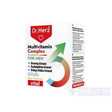 DR HERZ MULTIVITAMIN COMPLEX FÉRFIAKNAK KAPSZULA 60X vitamin és táplálékkiegészítő