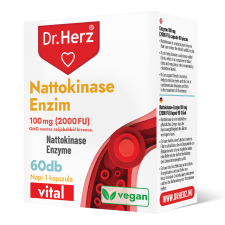  DR Herz Nattokinase enzim 100 mg 2000 FU 60 db kapszula vitamin és táplálékkiegészítő