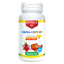  Dr.Herz Omega-3 lágyzselatin kapszula gyermekeknek 60x vitamin és táplálékkiegészítő