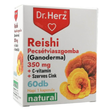 Dr. Herz reishi 350mg+c-vitamin+szerves cink kapszula 60db vitamin és táplálékkiegészítő