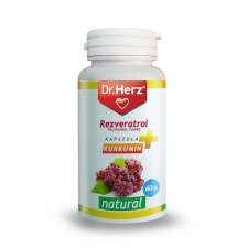 Dr. Herz Rezveratrol + kurkumin kapszula, 60 db egyéb egészségügyi termék
