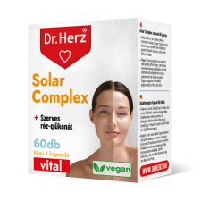  DR. HERZ SOLAR COMPLEX BARNÍTÓ KAPSZULA 60X vitamin és táplálékkiegészítő