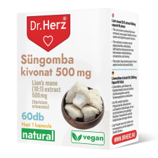 Dr. Herz Süngomba kivonat 500mg kapszula 60db vitamin és táplálékkiegészítő