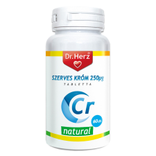 Dr. Herz Szerves Króm-pikolinát 250 mg tabletta 60 db vitamin és táplálékkiegészítő