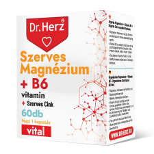  DR Herz Szerves Magnézium+B6+Szerves Cink 60 db kapszula vitamin és táplálékkiegészítő