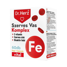 DR HERZ SZERVES VAS KOMPLEX+CINK TABLETTA 60X vitamin és táplálékkiegészítő