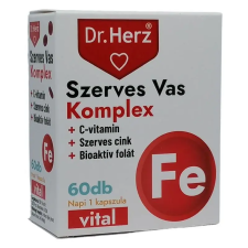 Dr. Herz szerves vas komplex kapszula 60db vitamin és táplálékkiegészítő