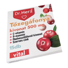  DR HERZ TŐZEGÁFONYA 500MG KAPSZULA 15X vitamin és táplálékkiegészítő