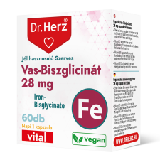 Dr.herz vas-biszglicinát 28mg kapszula 60 db gyógyhatású készítmény
