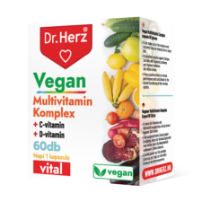  DR HERZ VEGAN MULTIVITAMIN KOMPLEX 60X vitamin és táplálékkiegészítő