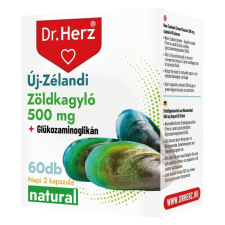 Dr. Herz zöldkagyló kivonat 500 mg kapszula 60db vitamin és táplálékkiegészítő