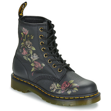 Dr. Martens Csizmák 1460 Decayed Roses Classic Tumbled Nappa Fekete 38