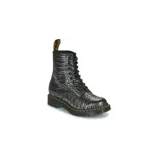 Dr. Martens Csizmák 1460 Gunmetal Wild Croc Emboss Fekete 37