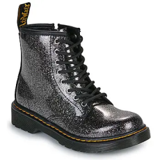 Dr. Martens Csizmák 1460 J Black Silver Nebula Glitter Fekete 29