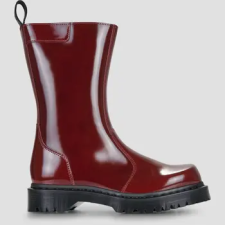 Dr. Martens Csizmák Rejena Mid Cherry Red Laquered Leather Bordó 40 női csizma, bakancs