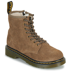 Dr. Martens Csizmák Serena J Dark Khaki Bronx Suede Bézs 35