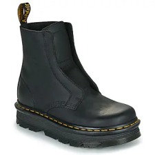 Dr. Martens Csizmák ZebZag Lace Less Laceless Boot Black Wyoming Fekete 39 női csizma, bakancs