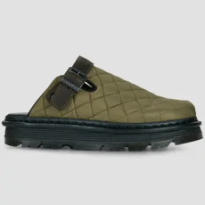 Dr. Martens Papucsok ZebZag Mule DMs Olive Keki 43