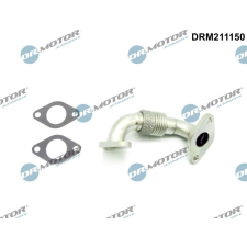 Dr.Motor Cső, kipuf.gáz visszavezető szelep DR. MOTOR DRM211150 autóalkatrész