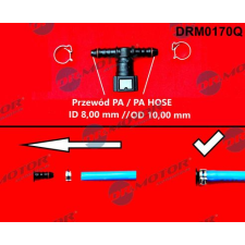 Dr.Motor csőkapcsoló, üzemanyag-vezeték DR. MOTOR DRM0170Q autóalkatrész