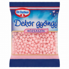 Dr. Oetker MO Élelmiszer Kft. Dr. Oetker rózsaszín dekor gyöngy 30 g csokoládé és édesség