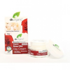 Dr. Organic bio rózsa nappali krém - 50ml bőrápoló szer