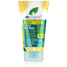 Dr Organic Skin Clear mélytisztító arclemosó 5 az 1-ben, 125 ml arctisztító