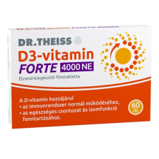Dr. Theiss DR. THEISS D3-VITAMIN ÉTREND-KIEGÉSZÍTŐ FILMTABLETTA 4000NE 60 DB vitamin és táplálékkiegészítő