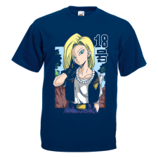  Dragon Ball Android 18 - Férfi Póló férfi póló