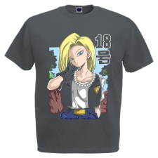  Dragon Ball Android 18 - Férfi Póló férfi póló